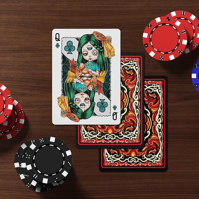 Creepy Doll Playing Cards for Adults Friends Family Game Nights Collections