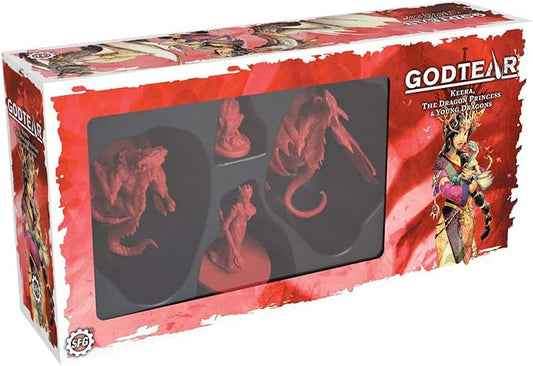 Steamforged Games Godtear: Keera, The Dragon Princess Champions Set