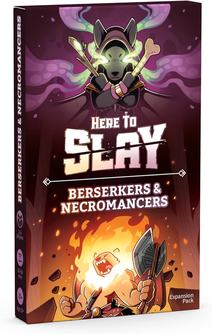 Berserker & Necromancer Expansion Pack - Designed to be added to your Here to Slay Base Game