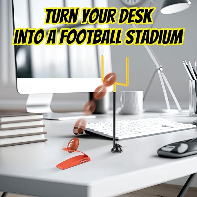 Desktop Games Mini Football Games For Kids - Desk Toys For Office For Adults. Mini Footballs Party Favors Desk Games Challenge a friend or Play solo. Football Party Football Game. No Batteries Needed