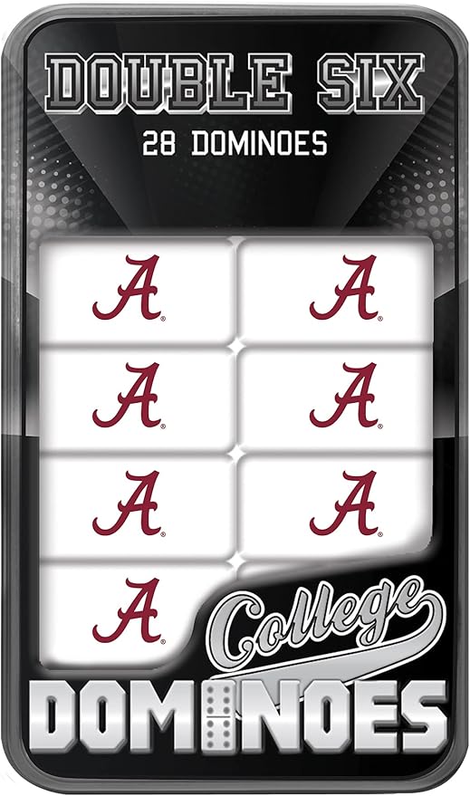 MasterPieces NCAA Collector Edition Double Six Dominoes