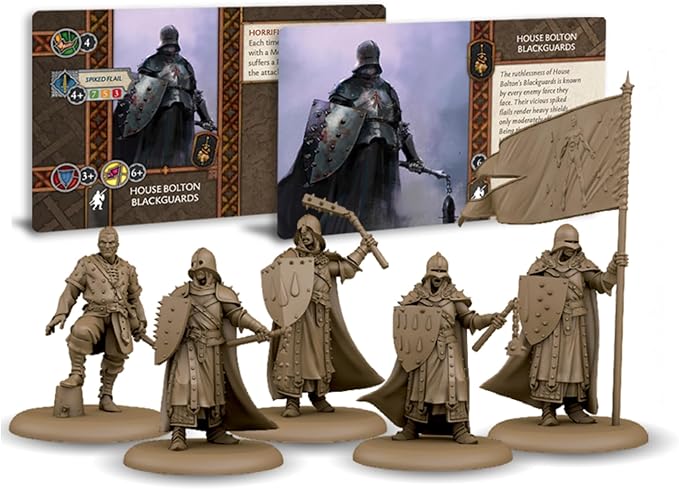 CMON A Song of Ice and Fire Tabletop Miniatures Bolton Blackguards Unit Box | Strategy Game for Teens and Adults | Ages 14+ | 2+ Players | Average Playtime 45-60 Minutes | Made