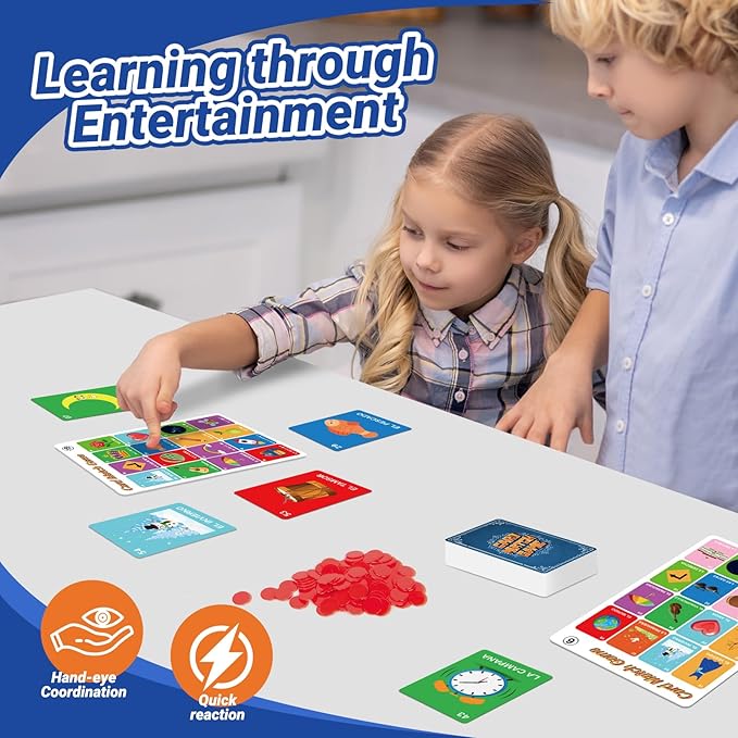 Bosctanuc Loteria Mexican Bingo, Original Spanish Playing Cards Games, Juegos De Mesa En Español para Bingo Games for Kindergarten Learning Spanish,Preschool Learning Activities,Family Board Games