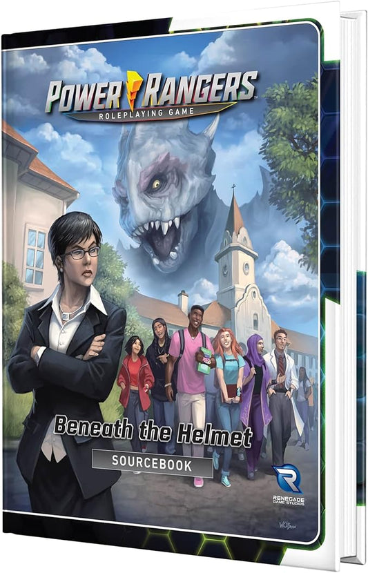 Renegade Game Studios: Power Ranger Roleplaying Game- Beneath The Helmet Sourcebook, Discover New Stories, New Downtime Rules, Ages 14+, 3-6 Players