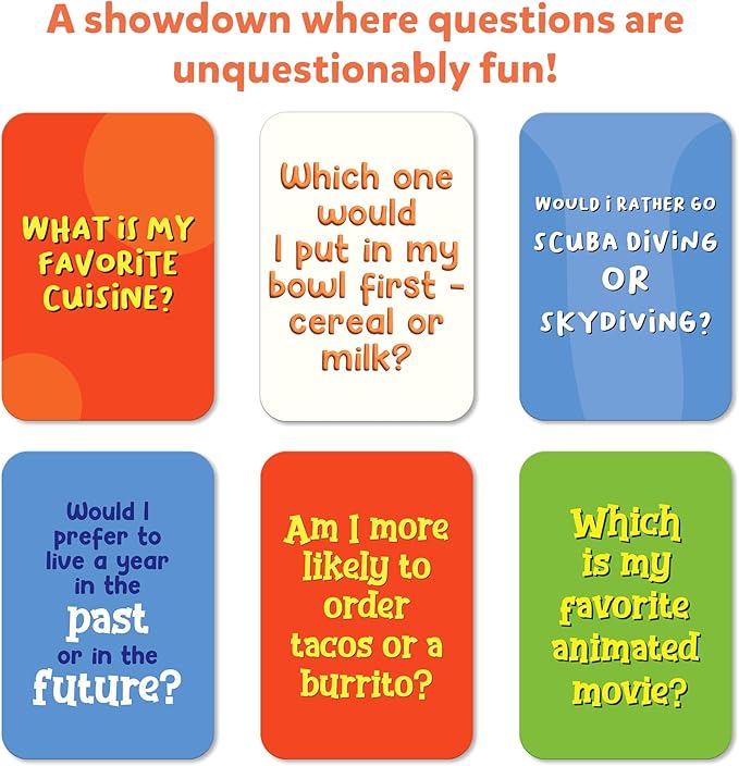 Skillmatics Card Game - Who Knows You Best? Family Party Game for Boys, Girls, Teens, Adults, Fun for Game Nights, Gifts for Ages 8, 9, 10 and Up