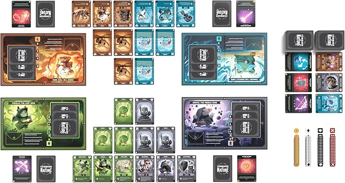 Command of Nature Base Game - from The Creators of Unstable Unicorns - A Competitive Strategic Deck-Building Card Game for Kids, Teens, Adults