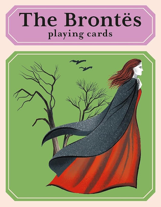Laurence King Brontë Playing Cards - Complete Card Deck Featuring 54 of The Brontës Most Memorable Characters. 3.5” x 4.5” Box with Stunning Illustrations of Classic Literature Characters!