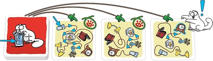 Simon's Cat Total Mess – Fast-Paced Family Reflex Game | Fun & Easy Travel Game for Kids & Adults