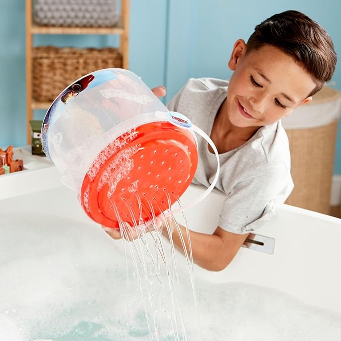 Disney Store Official Bath Set (Pixar Cars) - Kids Bath Accessories with Beloved Disney Characters - Colorful and Fun Bath Time Essentials for Kids - Suitable for All Ages