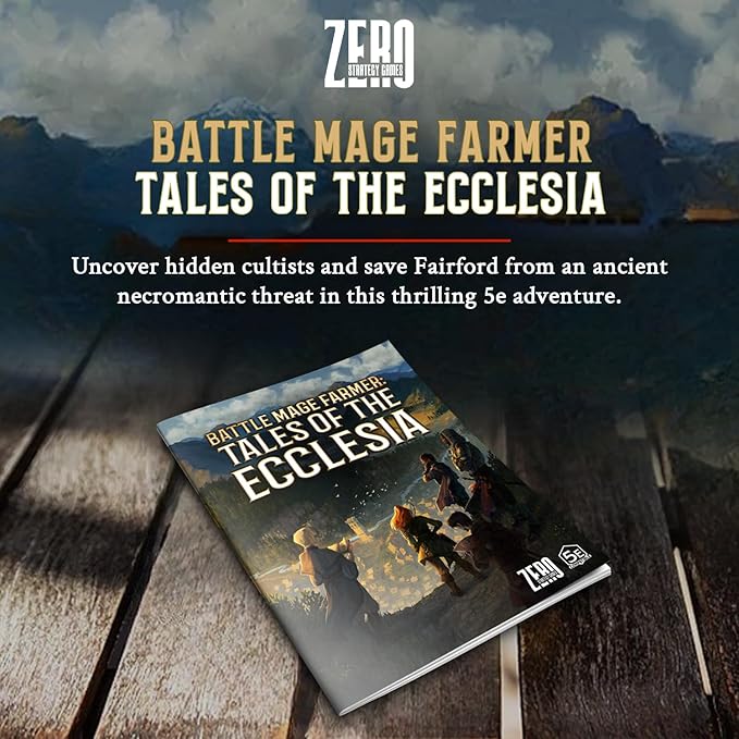 Battle Mage Farmer: Tales of The Ecclesia, a D&D 5e Compatible LitRPG Fantasy Adventure