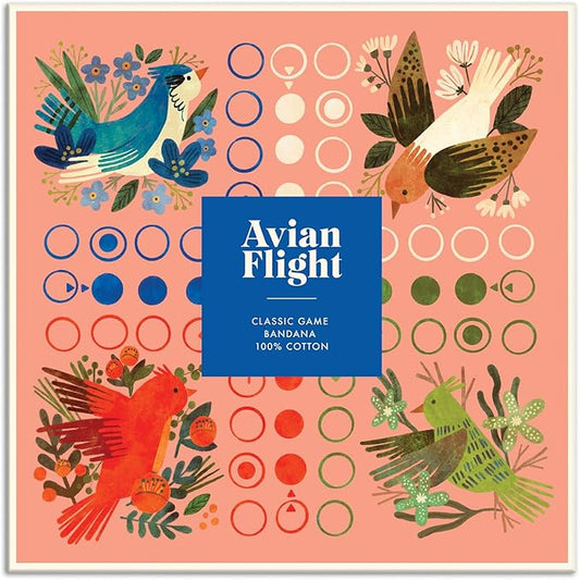 Galison Avian Flight Classic Game Bandana, Multicolor