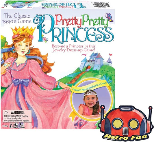 Big Game Toys~Prety Prety Princess Game Board Game Free BGT Sticker
