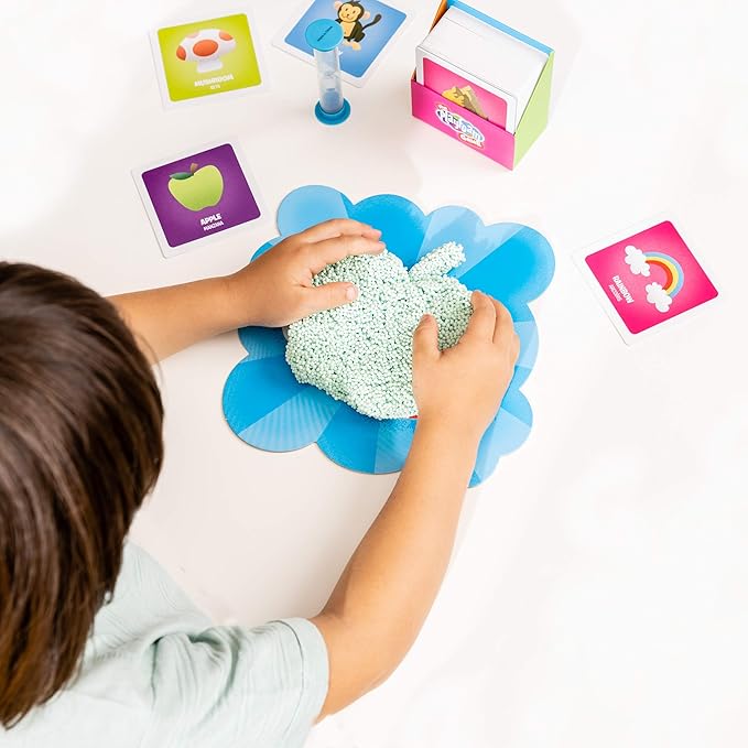 Educational Insights The Playfoam Family Game, A Sculpting Guessing Game Toy With Original Playfoam, For 4 or More Players, Board Game for Kids Ages 5+