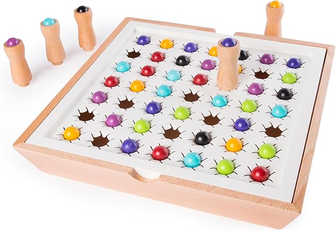 Stomple Game by Marbles Brain Workshop, Fun Strategy Game for Kids Aged 8 and up