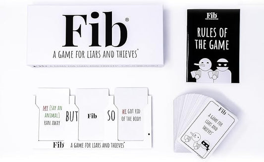 Fib® A Game for Liars and Thieves | The Ultimate Bluffing Party Game