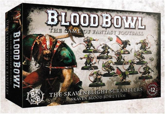 GAMES WORKSHOP 99120906001" Blood Bowl: The Skavenblight Scramblers Game