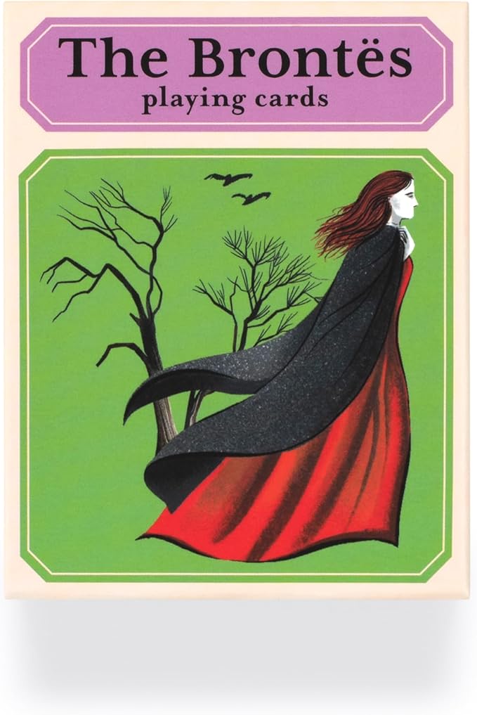 Laurence King Brontë Playing Cards - Complete Card Deck Featuring 54 of The Brontës Most Memorable Characters. 3.5” x 4.5” Box with Stunning Illustrations of Classic Literature Characters!