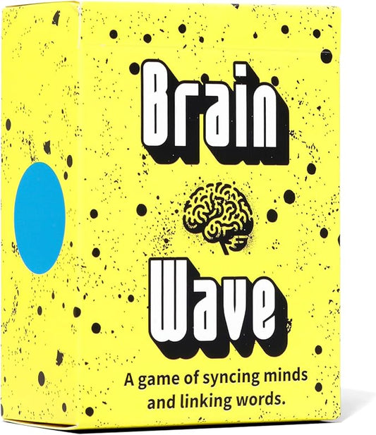 Brain Wave - A Semi-Cooperative Game of Syncing Minds and Linking Words for 3-6 Players - Card Games for Adults - Party Games - Word Games