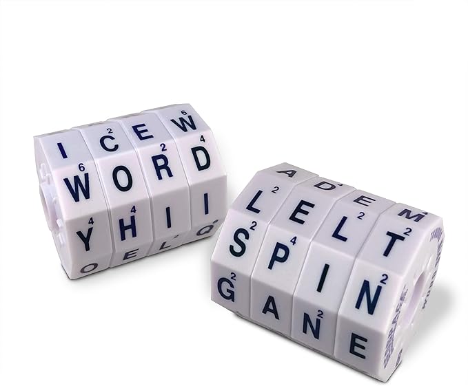 The Original Word Spin Handheld Magnetic Word Game Travel Edition with Storage Pouch