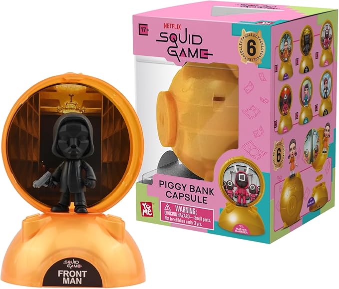 YuMe Squid Game Blind Box Capsule: Collectible Mystery Figurines, Official Netflix Merchandise, Surprise Toy Set for Fans – Ideal Holiday & Birthday Gift (6)