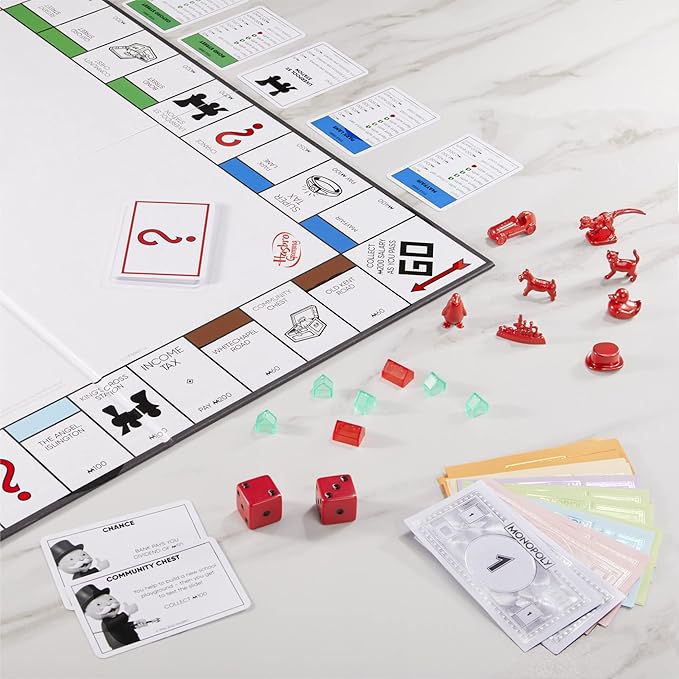 Monopoly Signature Collection Family Board Game for 2 to 6 Players, Premium Packaging and Components, in-Box Storage, Family Game for Ages 8+