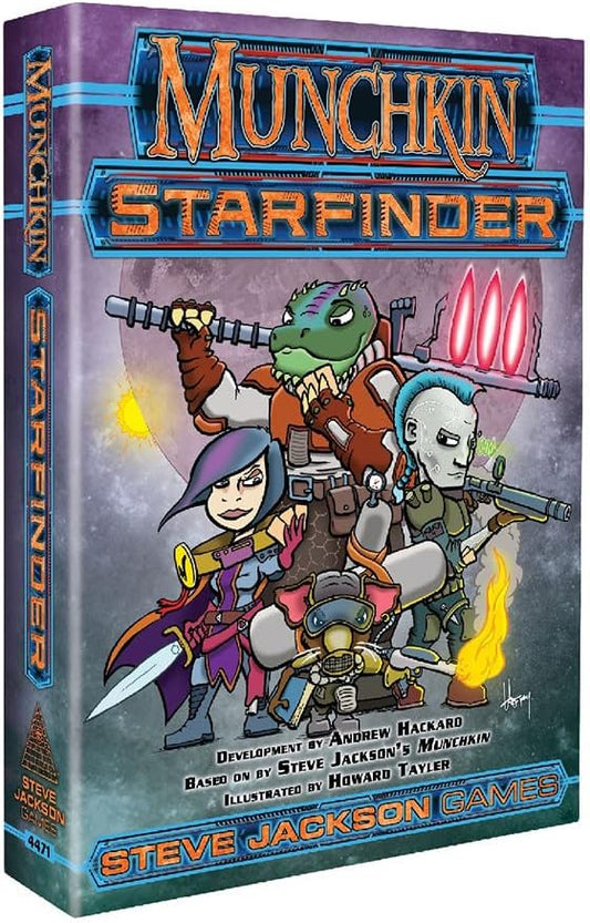 Steve Jackson Games Munchkin Starfinder Card Game (Base Game) | Card Game for Adults, Kids, and Family | Fantasy Adventure Roleplaying Game | Ages 10+ | 3-6 Players | Average Play Time 120 Min | from