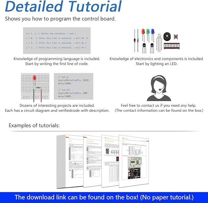 Freenove RFID Starter Kit V2.0 with Board V4 (Compatible with Arduino IDE), 267-Page Detailed Tutorial, 198 Items, 49 Projects