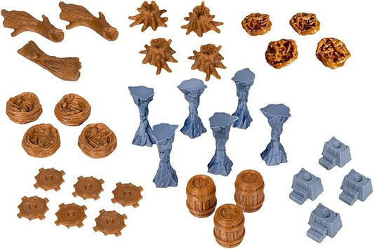 The Broken Token Gloomhaven Compatible Dungeon Accessories, Adventure Pack 3 - Customizable 3D Printed Game Accessories for Tabletop Role Playing Games