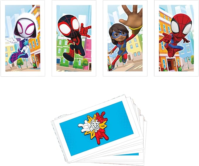 Monopoly Junior: Marvel Spidey and His Amazing Friends Edition Board Game for Kids Ages 5+, with Artwork from The Animated Series, Kids Board Games (Amazon Exclusive)