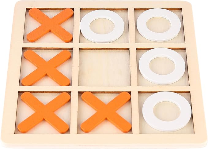 Tic Tac Toe Board Game - Classic Family Game for Children