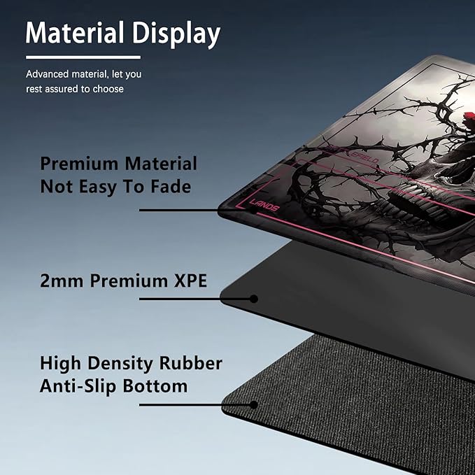 MTG Playmat Size 23.6x13.8in with Storage Bags Portable Playmat TCG and Board Game Mat for Cards Rubber Base Slip-Resistant Mousepad Desk Mat (Wolf,with Zone)