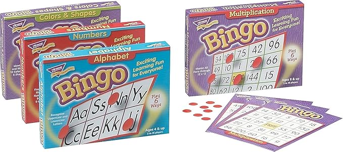 Creativity Inspired Trend T6062 Young Learner Bingo Game, Alphabet
