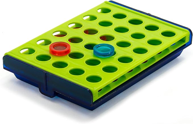 JA-RU Mini Connect Travel Game Board (12 Toys) Family Board Games for Kids. Original Pocket Travel Size Games. Fun Indoor & Outdoor Toys. Classic Checkers Party Favors. 3253-12