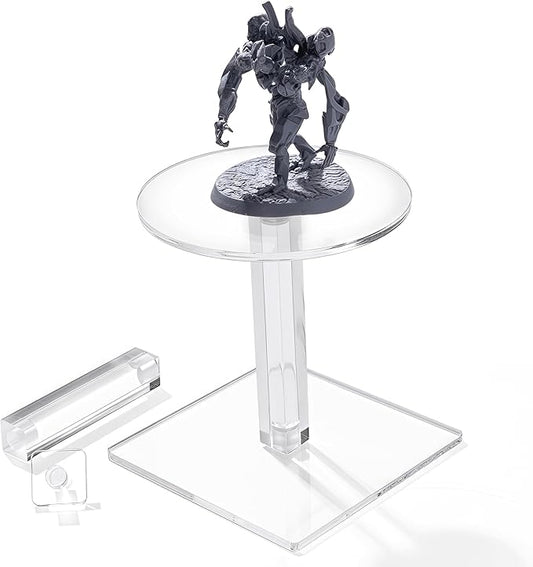 Kalami Flying Miniatures Combat Riser for DND with 4” Acrylic Base Flight Stand Terrain Perfect for Dungeon and Dragons, Warhammer, D&D 5e and Tabletop TTRPGs