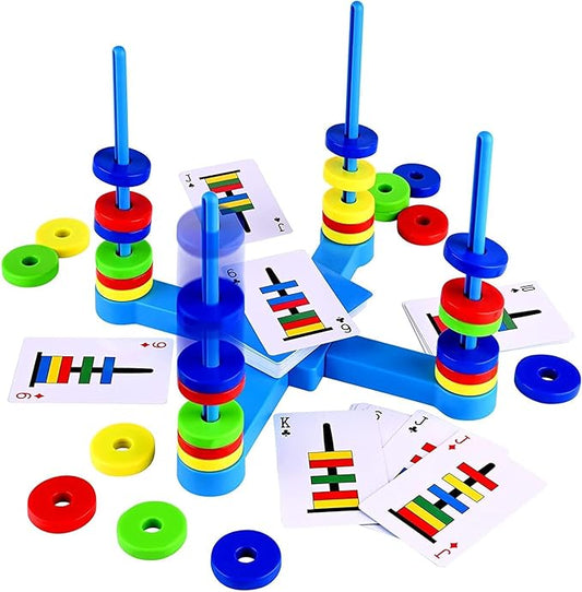Board Game for Kids Age 4 5 6 7 8, STEM Science Toy Card Game for Kids, Fun for Family Game Night, for 4 5 6 7 8 Year Children Boys & Girls