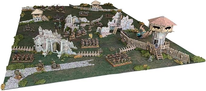 Battle Systems Fantasy Terrain Battlefield Core Set - 28-35mm DND D&D RPG Wargames Historical/Fantasy Card Scenery