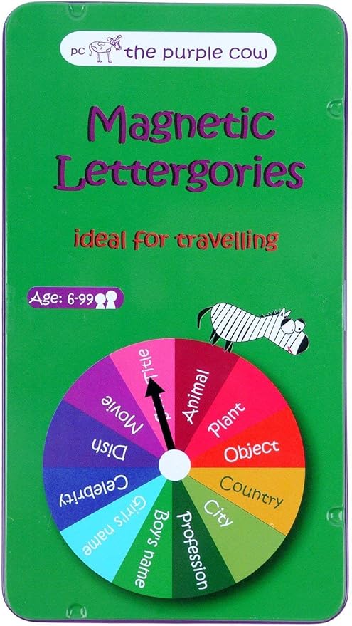 The Purple Cow to Go Lettergories Travel Game