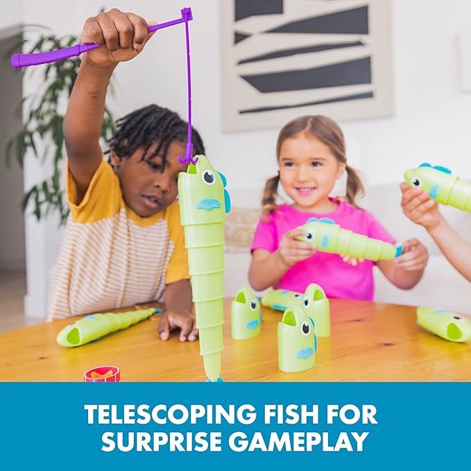 Educational Insights Reel Big Catch Game - Fishing Games for Kids, Toddler Fine Motor Games, Early Math Preschool Toys, Fun Family Activities and Learning Gifts for Boys & Girls Ages 3+