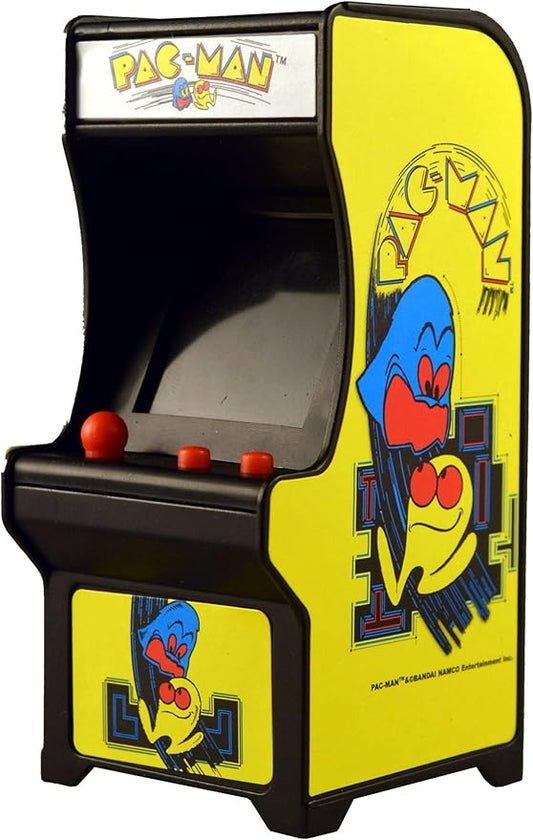 Tiny Arcade Pac-Man 3.5" Mini Retro Game - Functional Arcade Cabinet w/ Real Gameplay & Sounds - Classic Game Fits in the Palm of Your Hand (Ages 8+)