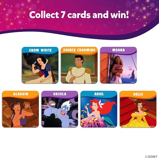 Skillmatics Guess in 10 Junior Disney Princess for Kids, Girls, Boys Who Love Card Games, Board Games, Cinderella, Ariel, Jasmine, Gifts for Ages 3, 4, 5, 6, Travel Friendly