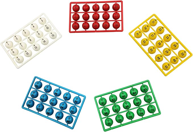 SEETOOOGAMES Deluxe Bingo Game Set - 8 Inch Metal Cage, 50 Paper Cards, 600 Colorful Clear Chips, Bingo Balls and Plastic Master Board, Great for Adults Large Groups, Familiy Games Nights Parties