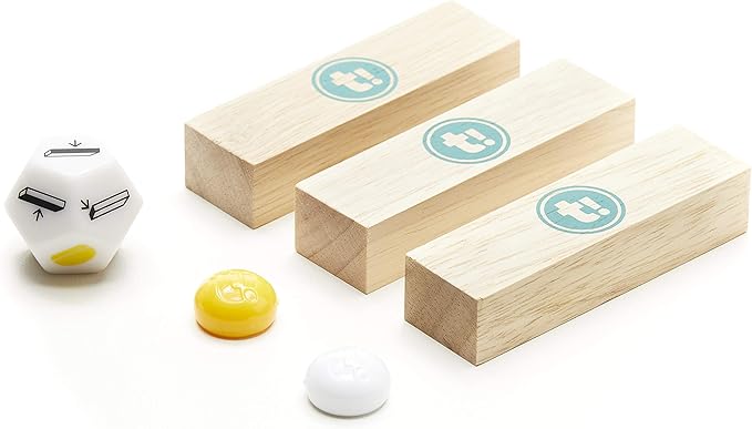 Wooden Block Stacking Tower Game – Fun Party Game & Family Board Game for Kids, Teens, & Adults – STEM Educational Game