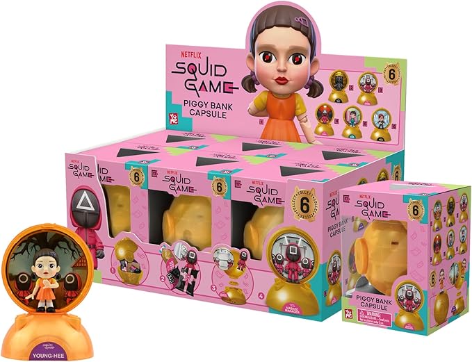 YuMe Squid Game Blind Box Capsule: Collectible Mystery Figurines, Official Netflix Merchandise, Surprise Toy Set for Fans – Ideal Holiday & Birthday Gift (6)