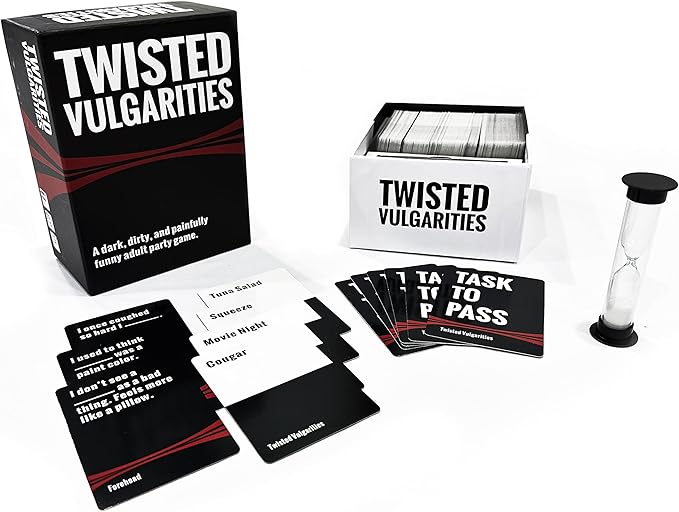 Twisted Party Games Bundle (One Card Game for Your Nice Friends and One Card Game for Your Twisted Friends)