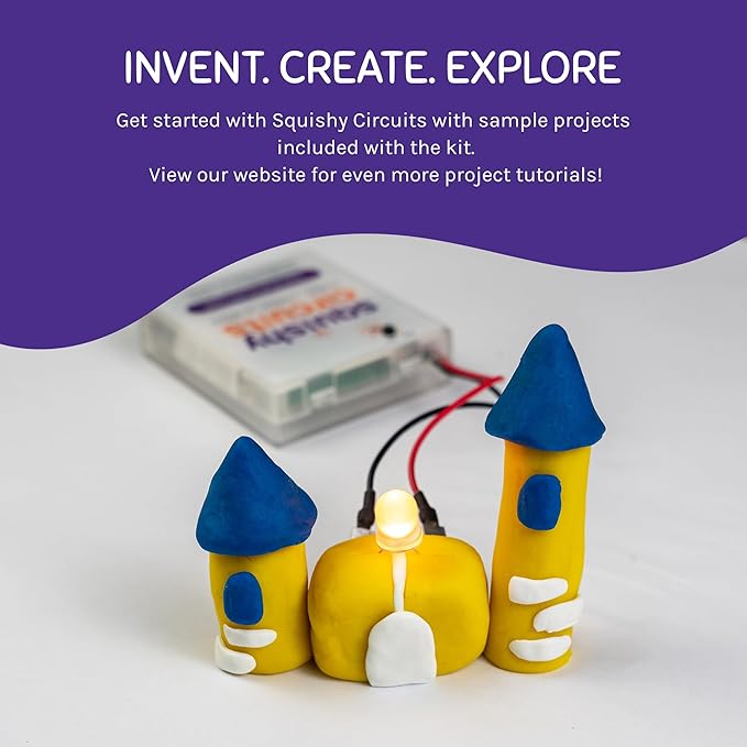 Group Kit - Explore Electrical Circuits with Play Dough - STEM Science Kits for Kids Age 8-12 - Fun and Educational for Classrooms, Camps, Libraries, Museums and More!