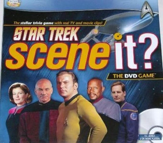 Star Trek Scene It Game With DVD Trivia Questions Space