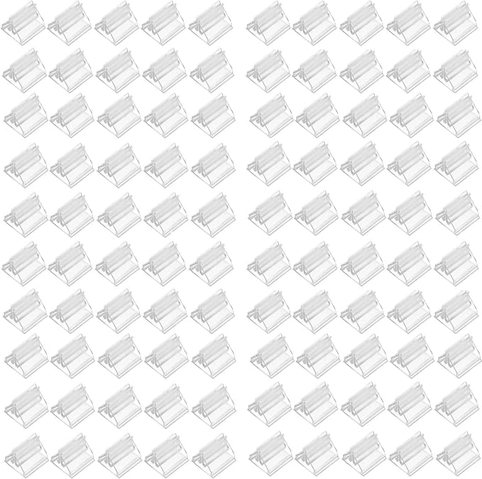 100Pcs Plastic Game Card Stands Board Markers Plastic Card Holder for Board Game,DIY Game Card,Party Favor,Home or Office Organization