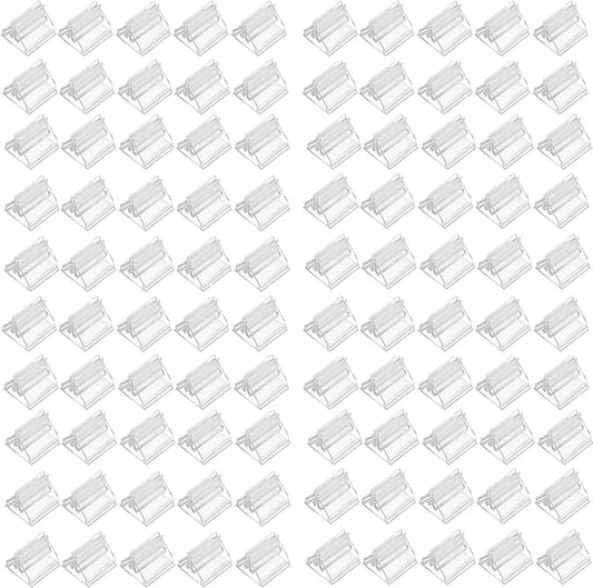 100Pcs Plastic Game Card Stands Board Markers Plastic Card Holder for Board Game,DIY Game Card,Party Favor,Home or Office Organization