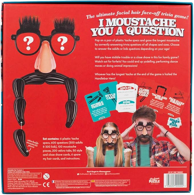 I Moustache You A Question Party Game | 4-6 Players