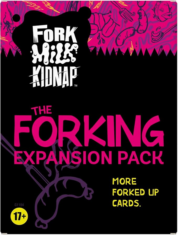 Fork Milk Kidnap: The Forking Expansion Pack | More Forked Up Cards for Adults Only | Ages 17+ | 3-10 Players | 20 Mins. | Hilarious NSFW Party Games